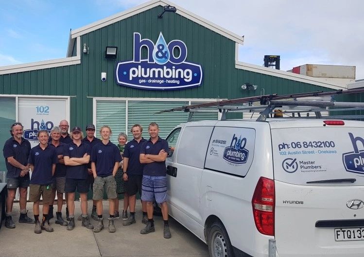 H&O Plumbing team — March 2020